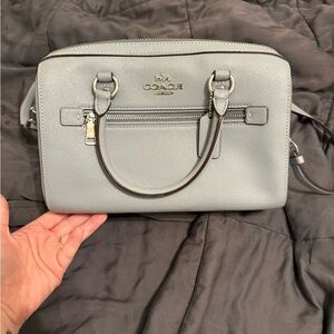 Coach periwinkle Leather Satchel